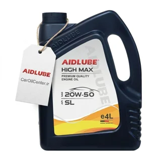 روغن موتور ایدلوب HIGH MAX 20W50 SL حجم 4 لیتر (AIDLUBE)