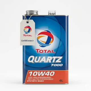 روغن موتور توتال مدل Quartz 7000 SN 10W40 حجم 4 لیتر (Total)