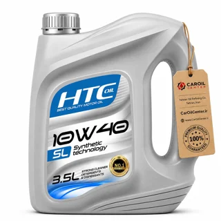 روغن موتور اچ تی سی نیمه سنتتیک 10W40 SL حجم ۳.۵، ۴ و ۵ لیتر (HTC)