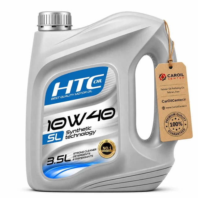 روغن موتور اچ تی سی نیمه سنتتیک 10W40 SL حجم ۳.۵ لیتر (HTC)