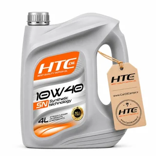 روغن موتور اچ تی سی نیمه سنتتیک 10W40 SN حجم 4 و ۵ لیتر (HTC)