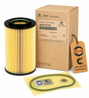 فیلتر روغن اصلی هیوندای و کیا مدل 26320-3C100 ساخت کره (Hyundai / Kia Genuine Oil Filter)