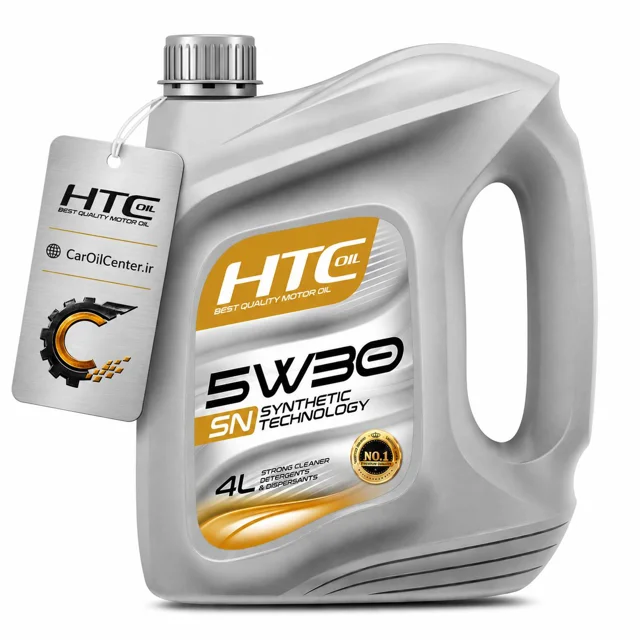 روغن موتور خودرو اچ تی سی 5W-30 API SN نیمه سنتتیک | ۴ و ۵ لیتری (HTC)