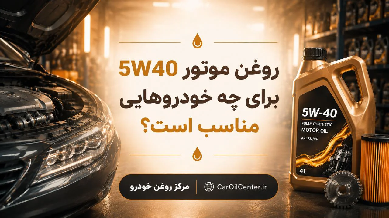 روغن موتور 5W40 برای چه خودروهایی مناسب است؟