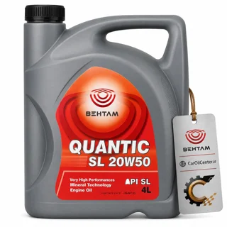 روغن موتور بهتام مدل 20W50 Quantic حجم 4 لیتر (BEHTAM)
