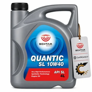روغن موتور خودرو بهتام مدل Quantic Sl-10W40 حجم 4 لیتر (BEHTAM)