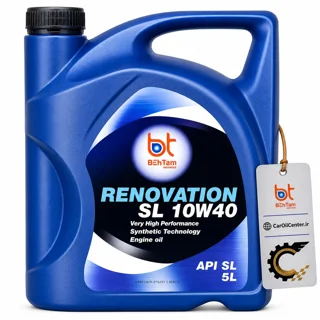 روغن موتور خودرو بهتام Renovation SL 10W-40 حجم 5 لیتر (BEHTAM)