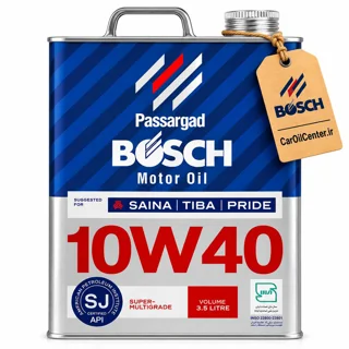 روغن موتور بوش تیبا 10W40 SJ حجم 3.5 لیتر (Bosch)