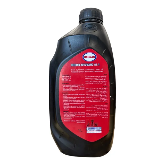 روغن گیربکس اتوماتیک بهران مدل AL4 حجم 1 لیتر (Behran)